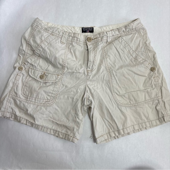 Polo Ralph Lauren white Jean shorts - Picture 2 of 9